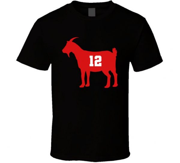 Tom Brady Goat Tampa Bay Funny Football Fan T Shirt