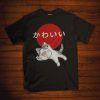 Vintage Japanese Cat Kawaii Anime Unisex T-Shirt