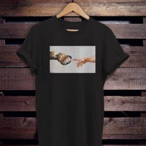 Bernie sanders Michelangelo Hand Of God T-Shirt