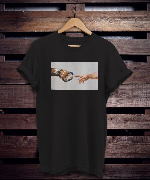 Bernie sanders Michelangelo Hand Of God T-Shirt