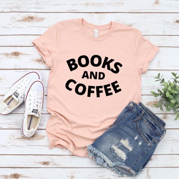 Books and Coffee T-shirt