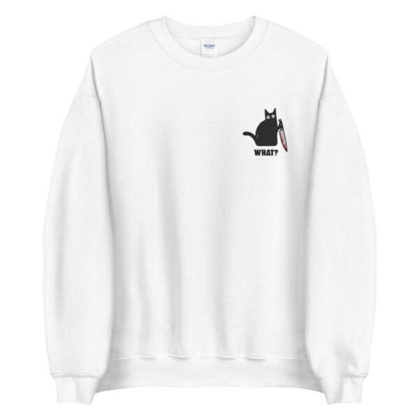 Cat What Funny Sweatshirt