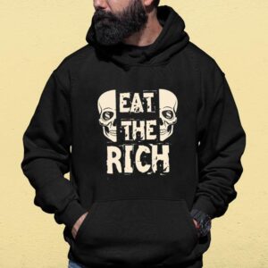 Eat The Rich Skull Hoodie