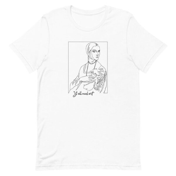 Y'all Need Art Leonardo Line Art Artist Unisex T-Shirt