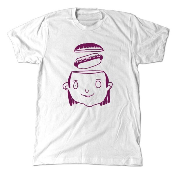 Hotdog Weird Drawing T-Shirt