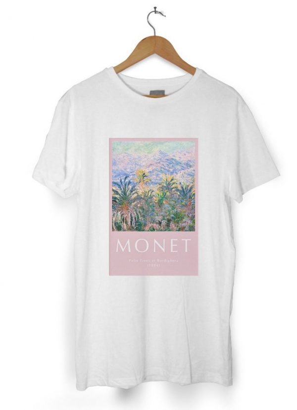 Claude Monet Palm Trees at Bordighera T-Shirt