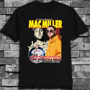 Mac Miller No Matter Where Life 1992-2018 T-shirt