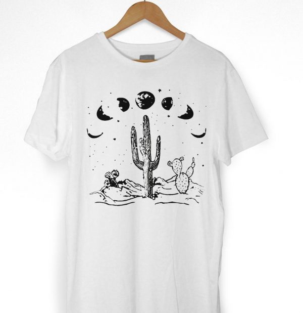 Moon Phase Cactus Tshirt