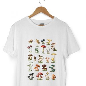 Vintage Mushroom Art Tshirt