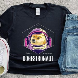 Doge To The Moon Dogestronaut Unisex T-Shirt