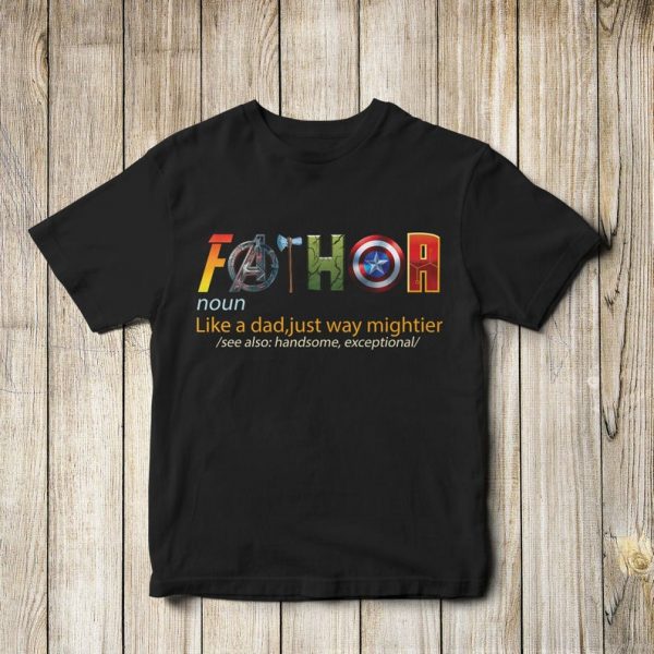 Fathor Noun Like A Dad T-shirt