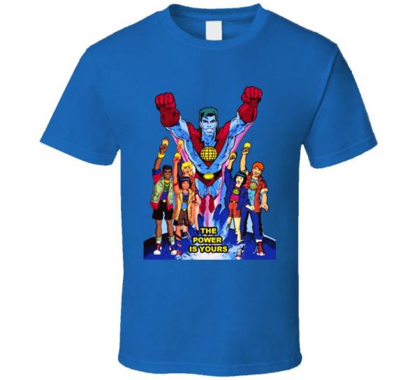 Captain Planet And The Planeteers T Shirt