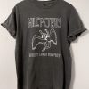 Miley Cyrus Inspired Led Zeppelin Graphic Band Tee T-Shirt