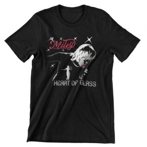 Miley Cyrus inspired Heart of Glass Short Sleeve Fan T-Shirt