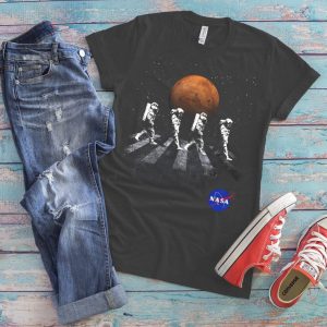 Spacewalk Astronauts Mars T-Shirt