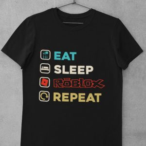 Eat Sleep Roblox Repeat T-shirt