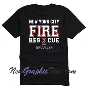 FDNY Rescue 2 Brooklyn Back T-Shirt