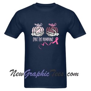 Save the Pumpkin Pink Ribbon Breast Cancer T-Shirt