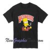 Backwoods Bart Simpson Smoking T shirt