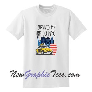 I Survived My Trip to NYC New York City Funny Taxi Travel Short-Sleeve Unisex T-Shirt