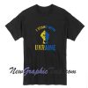 I Stand With Ukraine Flag T-Shirt