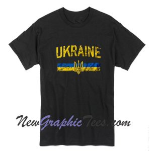 Ukraine Flag Proud Ukrainian T-Shirt