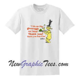 Dr Seuss Cat In The Hat Green Eggs and Ham T-Shirt