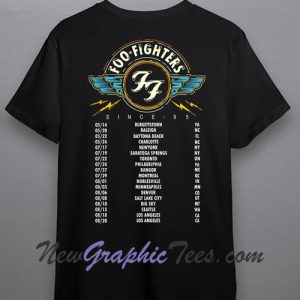 Foo Fighters Tour 2022 T-Shirt Back