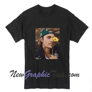Justin Bieber Flower T-Shirt