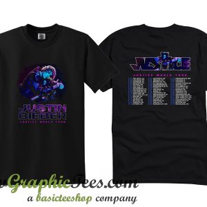 Justin Bieber Justice Tour 2022 Twoside TShirt