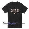 Justin Bieber What Do You Mean T-Shirt