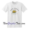 New Jersey Garden State Aestethic Floral T-shirt
