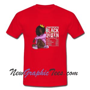 Black Queen Nutritional Facts T-Shirt