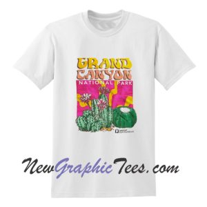 Grand Canyon National Parks Psychedelic Cacti T-Shirt