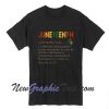 Personalized Juneteenth Definition T-Shirt