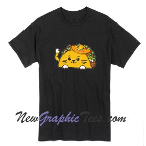 Happy Cinco de Mayo Party, Funny Taco Cat T-Shirt