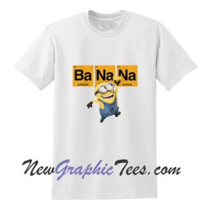 Minions Banana Funny Face Minion T-Shirt