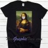 Mona Lisa Face Mask T Shirt