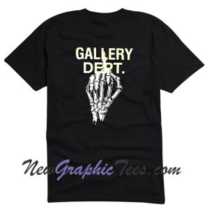 Skeleton Gallery Dept T-Shirt Back