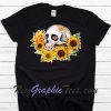 Skull Sunflower T Shirt