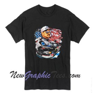 Vintage Dale Earnhardt Nascar Photo And Signature T Shirt