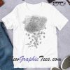 Flower by Leonardo Davinci Unisex t-shirt