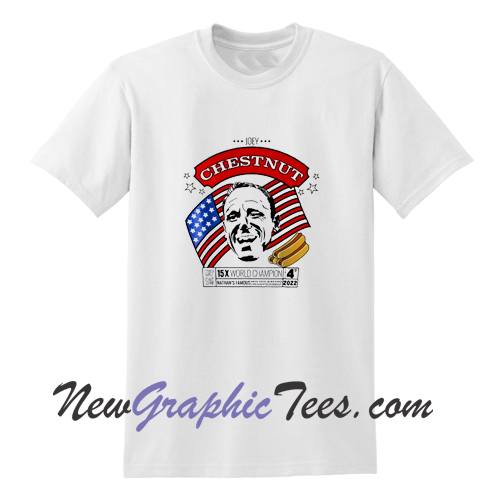 Joey Chestnut T-Shirt - newgraphictees.com Joey Chestnut T-Shirt