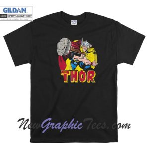 Marvel Mighty Thor Hammer Throw T-shirt