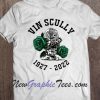 Vin Scully Microphone Rose T-Shirt