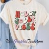 Vintage Holly Jolly Vibes Christmas T-Shirt