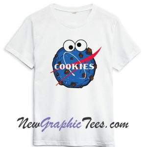 Cookies NASA Cartoon T-Shirt