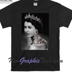 II Elizabeth United Kingdom Queen Jubilee Winking T shirt