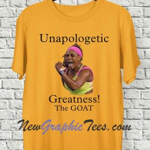 Serena Williams Unapologetic Greatest Goat T-Shirt