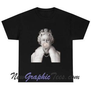 Queen Elizabeth II Bubble Gum T-Shirt